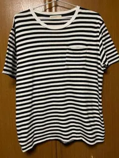 BACK NUMBER ストライプ Tシャツ L