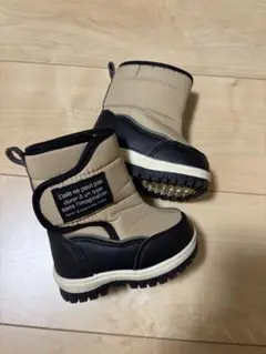 キッズブーツ 12cmベージュと黒