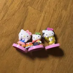 チョコエッグ ハローキティ コラボレーション 指ハート ソロキャンプ マツケン