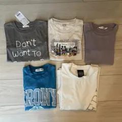 男児　130センチ　Tシャツ　５枚　まとめ売り　新品中古、ブランド混在のサムネイル