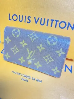 ✨美品✨ ルイヴィトン モノグラム ポルトモネビエトレゾール 二つ折り財布