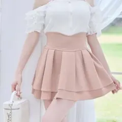ミシェルマカロン 殿堂入り!!美脚になれるスカート♡ ピンク XS
