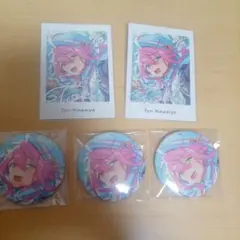 あんスタ　姫宮桃李 イベコレ アトランティス 缶バッジ３個セット+ばしゃっつ2枚