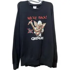 GREMLiNS×GUグレムリン スウェット トレーナー 40周年 XLサイズ