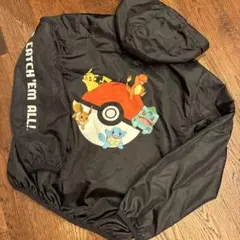 ポケモン フード付きジャケット CATCH 'EM ALL!!