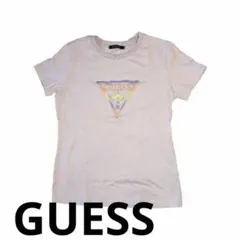 GUESS 半袖Tシャツ グラデーションロゴ 紫 Sサイズのサムネイル