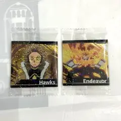 僕のヒーローアカデミア　ウエハースチョコ　ホークス　エンデヴァー　2枚セット