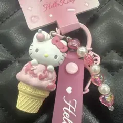 ハローキティドリーミーアイスパーラーシリーズマスコットキーホルダーのサムネイル