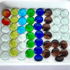 ガラスナギット 50個セット ガラスタイル昭和 レトロ /SN213
