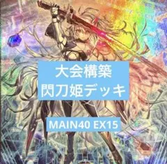 遊戯王 道化の一座 大会用構築済みデッキ MAIN40/EX15 - メルカリ
