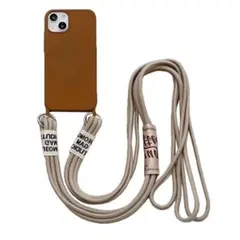iPhone ケース ショルダー付 iPhone 7/8/SE Caramel