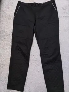 美品　ニューバランスゴルフ　キルティング　中綿　裏起毛　ストレッチ　パンツ　黒