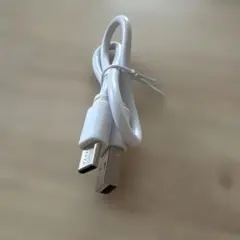 USB-A to USB-C 充電ケーブル ホワイト