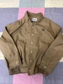 MIUMIU ミュウミュウ 長袖 ボタンジャケット カーキ