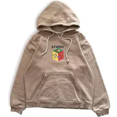 紺タグ 90s OLD STUSSY オールドステューシー 任天堂 パーカー