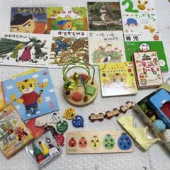 0〜2歳さん用　知育玩具と絵本のセット　21点