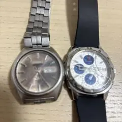 SEIKO クロノグラフ 時計 2点セット