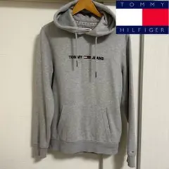 TOMMY HILFIGER グレー スエットパーカー　M