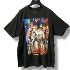 公式 僕のヒーローアカデミア グラフィックTシャツ 2XL オーバーサイズ 黒