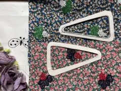 ミナペルホネン　大•小　三角パッチンピン 2025年最新】mina perhonen レディース ヘアピンの人気アイテム