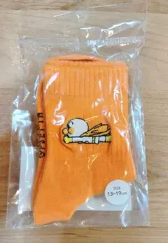 アンパンマンミュージアム限定 キッズ靴下 13-19cm オレンジ