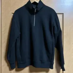 GU ヘビーウェイトスウェットハーフジッププルオーバー