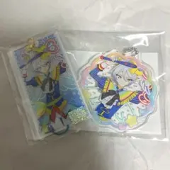 プリパラ まるくじ 紫京院ひびき　アクリルキーホルダー　クリアマーカー　セット