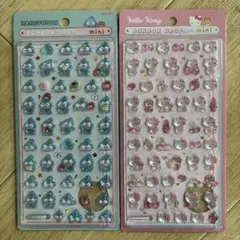 ボンボンドロップシールミニ　ハンギョドン　ハローキティー