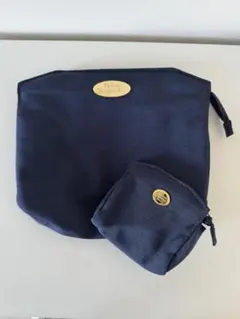 Christian Dior ポーチ 大小セット2つ ネイビー