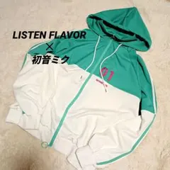 LISTEN FLAVOR 初音ミク ジャージ パーカー 【EMERALD】のサムネイル