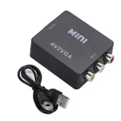 RCA →VGA変換器　AV→VGA変換