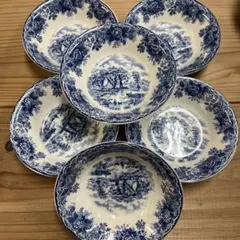 再値下げ❗️イギリスヴィンテージ アルフレッドミーキン デザート皿平皿 4枚set コーヒーカップ ソーサー アルフレッドミーキン マリゴールド