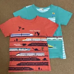 motherways 乗り物柄 Tシャツ 2枚セット 120cmのサムネイル