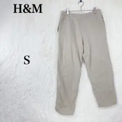 【エイチアンドエム】カットソー カジュアルパンツ S ベージュ コットン100％