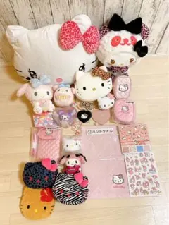 サンリオ ハローキティ マイメロ ぬいぐるみ マスコット まとめ売り ヒョウ柄