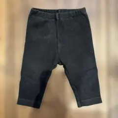 ユニクロ パンツ 70サイズ 黒 コーデュロイ風