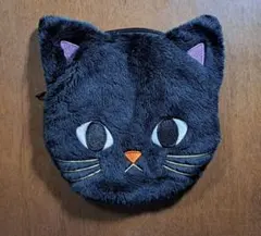 モロゾフ　ハロウィン　黒猫ファーポーチ　2025