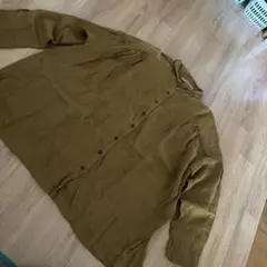 サンバレー　リネン100%長袖シャツ　訳あり