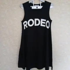 専用‼️RODEO CROWNS ノースリーブミニワンピース ブラック