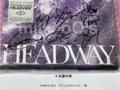 PURPLE KISS パープルキス 直筆サイン入り HEADWAY