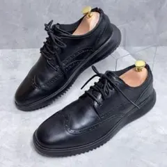 【COLE HAAN】コールハーン ウィングチップ 26.5cm レザー 黒