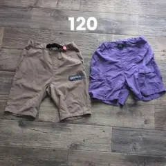 120サイズ ハーフパンツ 2枚