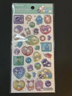 ポップデコパーティ　ラメきらクリスタルシール　はぴだんぶい　サンリオ