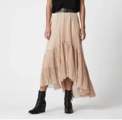 ALLSAINTS AUBREY DOT SKIRT ドットスカート
