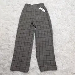 GU ハイウエストスラックス S ダークグレー