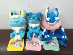 ゲッコウガ　進化ライン　ぬいぐるみ　セット