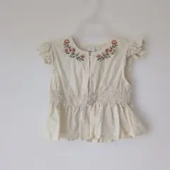 美品 しまむら RELA. リラ ブラウス Ikiko いきこさん 90