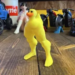 マッスル アヒル モンスター 筋肉 怪獣 怪物 バケモノ フィギュア ソフビ