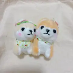 【新品未使用】豆しば　三兄弟　ハッピークローバー