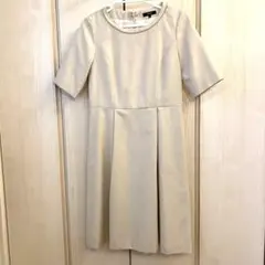 新品　COMME CA ISM 半袖膝丈ラインワンピース ９号M フォーマル